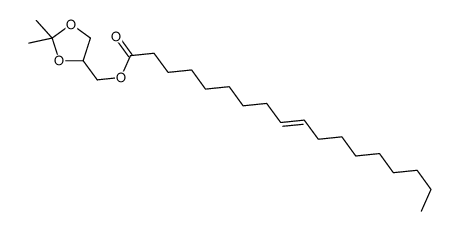 (Z)-9-Octadecenoic acid 2,2-dimethyl-1,3-dioxolan-4-ylmethyl ester Structure