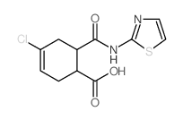4-氯-6-(噻唑-2-羰基)-环己烯-3-羧酸结构式
