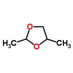 2,4-二甲基-1,3-二氧戊环结构式