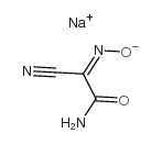 2-cyano-2-hydroxyiminoacetamide sodium salt Structure