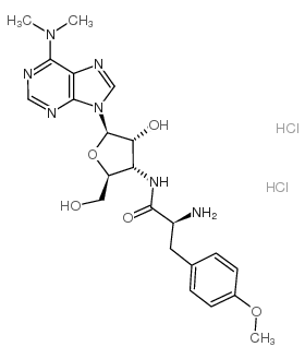 嘌呤霉素二盐酸盐水合物结构式