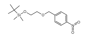 O-(tert-Butyldimethylsilyl)-2-(4-nitrobenzyloxy)ethanol结构式