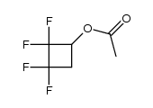 3-acetoxy-1,1,2,2-tetrafluoro-cyclobutane结构式