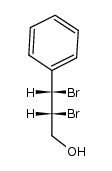 (2S*,3R*)-2,3-dibromo-3-phenylpropan-1-ol结构式