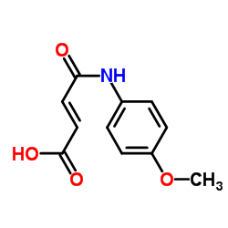 2-Butenoic acid,4-[(4-methoxyphenyl)amino]-4-oxo- Structure