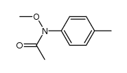 N-methoxy-N-(p-tolyl)acetamide Structure
