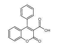 2-oxo-4-phenyl-2H-chromene-3-carboxylic acid Structure
