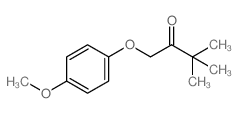 1-(4-methoxyphenoxy)-3,3-dimethyl-butan-2-one Structure