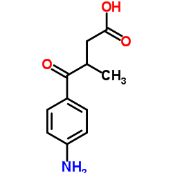 4-(4-Aminophenyl)-3-methyl-4-oxobutanoic acid Structure