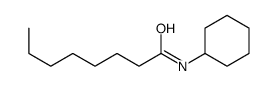 N-cyclohexyloctanamide结构式
