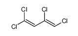 1,1,3,4-tetrachlorobuta-1,3-diene结构式