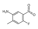 2-甲基-4-氟-5-硝基苯胺结构式