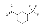 3-(trifluoromethyl)cyclohexane-1-carbonyl chloride结构式