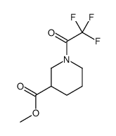 methyl 1-(2,2,2-trifluoroacetyl)piperidine-3-carboxylate Structure