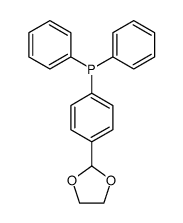 [4-(1,3-dioxolan-2-yl)phenyl]diphenylphosphine Structure