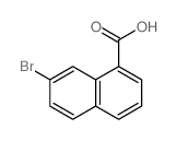 7-溴萘-1-羧酸结构式