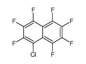 1-Chloroheptafluoronaphthalene结构式