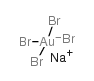 四溴金酸钠(III)水合物结构式