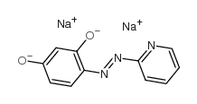 4-(2-吡啶偶氮)间苯二酚二钠水合物结构式