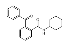 2-benzoyl-N-cyclohexyl-benzamide结构式