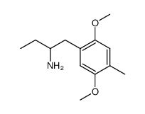 (+/-)-2-amino-1-(2,5-dimethoxy-4-methylphenyl)butane Structure