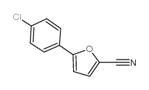 5-(4-氯苯基)-2-糠腈结构式