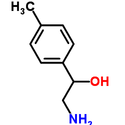 2-氨基-1-(4-甲基苯基)乙醇结构式