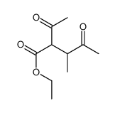 2-Acetyl-3-methyl-4-oxopentanoic acid ethyl ester结构式