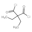 2,2-diethylpropanedioyl dichloride Structure