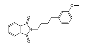 2-(4-(3-methoxyphenyl)butyl)isoindoline-1,3-dione结构式