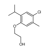 2-(4-chloro-5-methyl-2-propan-2-ylphenoxy)ethanol Structure