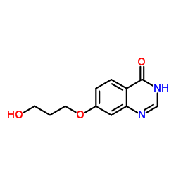 7-(3-羟基-丙氧基)-3H-喹唑啉-4-酮结构式