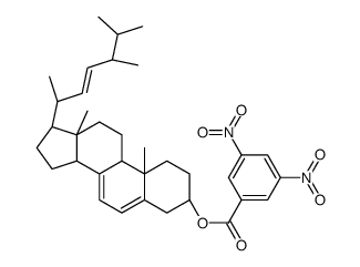 [(3S,9S,10S,13R,14R,17R)-17-[(E,2R,5R)-5,6-dimethylhept-3-en-2-yl]-10,13-dimethyl-2,3,4,9,11,12,14,15,16,17-decahydro-1H-cyclopenta[a]phenanthren-3-yl] 3,5-dinitrobenzoate Structure