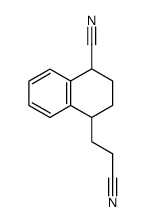 4-Cyano-1,2,3,4-tetrahydro-1-naphthaleneacetonitrile结构式