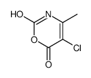 5-chloro-4-methyl-3H-1,3-oxazine-2,6-dione结构式