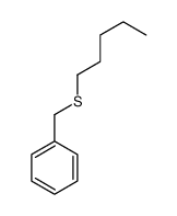 pentylsulfanylmethylbenzene结构式
