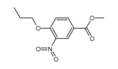 methyl 3-nitro-4-propoxybenzoate结构式