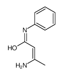 3-amino-N-phenylbut-2-enamide结构式