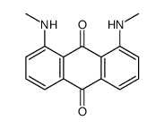 1,8-bis(methylamino)anthraquinone结构式