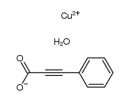 copper(II) phenylpropiolate tetrahydrate结构式