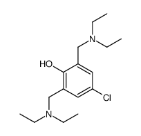 4-chloro-2,6-bis(diethylaminomethyl)phenol Structure