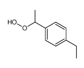 1-ethyl-4-(1-hydroperoxyethyl)benzene Structure