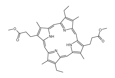 meso-porphyrin-II-dimethyl ester Structure