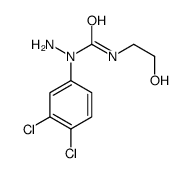 1-amino-1-(3,4-dichlorophenyl)-3-(2-hydroxyethyl)urea Structure