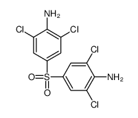 4-(4-amino-3,5-dichlorophenyl)sulfonyl-2,6-dichloroaniline结构式