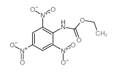 ethyl N-(2,4,6-trinitrophenyl)carbamate structure
