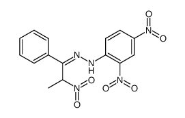 2-nitro-1-phenyl-propan-1-one-(2,4-dinitro-phenylhydrazone)结构式