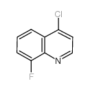 4-氯-8-氟喹啉结构式