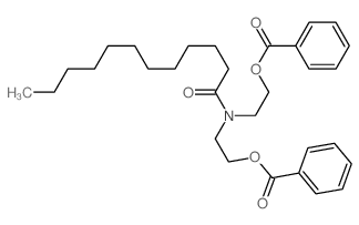2-(2-benzoyloxyethyl-dodecanoyl-amino)ethyl benzoate Structure