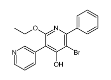 5-bromo-2-ethoxy-6-phenyl-3-pyridin-3-yl-1H-pyridin-4-one Structure